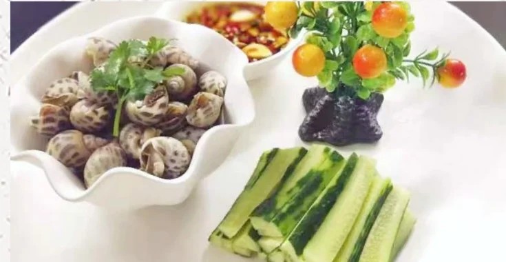 芥末花螺成菜图
